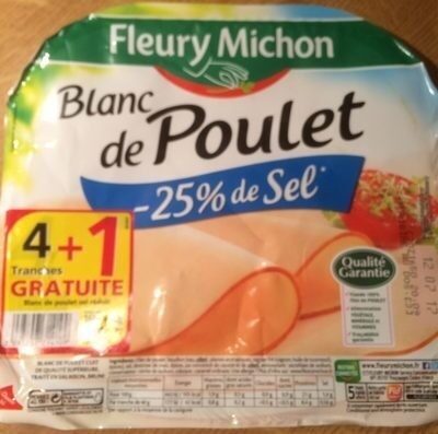 Blanc de poulet doré au four -25% de sel