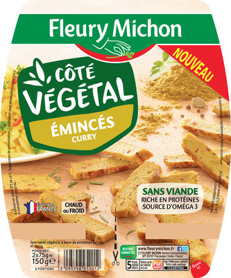 Emincés Végétal curry front packaging