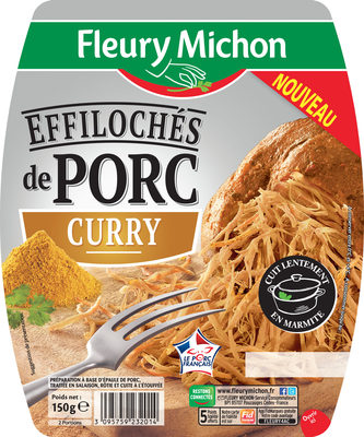 Effilochés de porc Curry