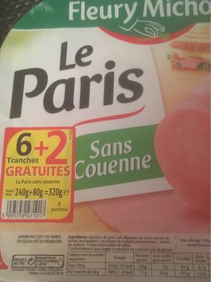 Le paris front packaging