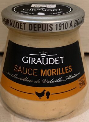 Sauce aux morilles au bouillon de volaille front packaging