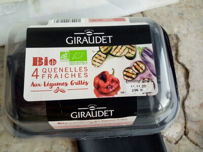 4 Quenelles fraiches aux légumes grillés