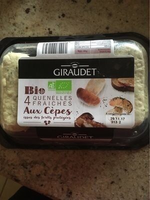 Bio quenelles fraiches aux cepes