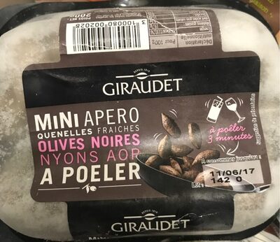 Quenelle fraiche olives noires