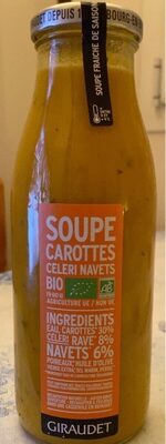 Soupe carotte céleri navets Bio