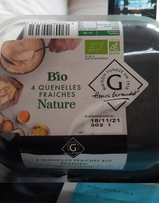 Quenelles fraîches nature