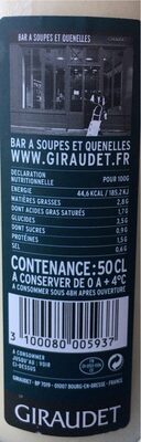 Soupe des highlands front packaging