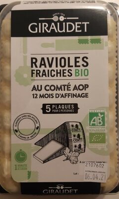 Ravioles fraîches bio GIRAUDET