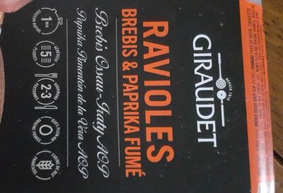 Raviolis brebis et paprika fumé