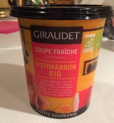 Soupe fraiche potimarron front packaging