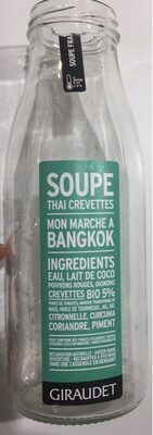 Soupe thai crevette