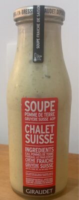 Soupe Pomme de terre gruyere suisse aop front packaging