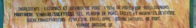 Andouillette Pur Porc x4 ingredients label
