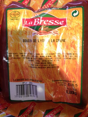 Boudin de Lyon à la crème
