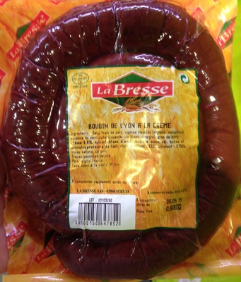 Boudin de Lyon à la crème