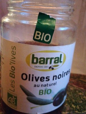 Olives noires front packaging