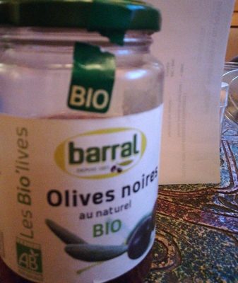 Olives noires ingredients label