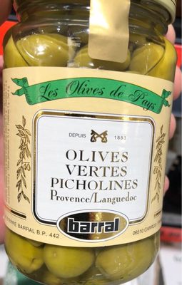 Olives vertes Picholines