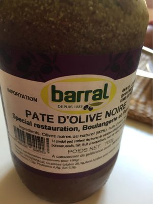 Pate d'olive noire
