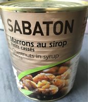 Marrons au sirop