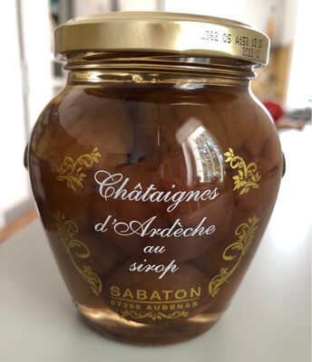 Châtaigne d'Ardèche au sirop