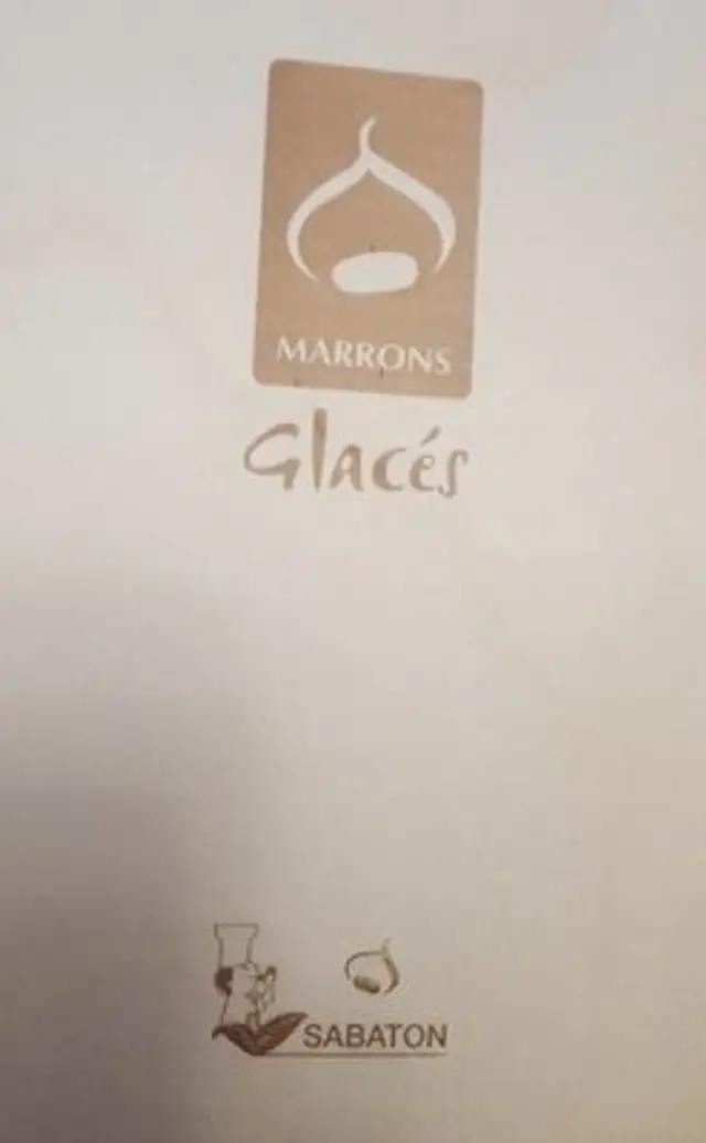 Marrons glacés front packaging