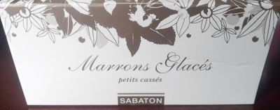 Marrons glacés, petits, cassés