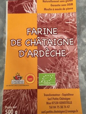 Farine de châtaigne