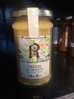 Crème de calisson front packaging