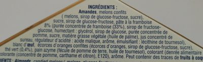Calissons ingredients label