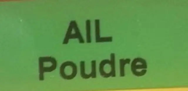 Ail poudre ingredients label