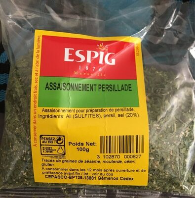 Assaisonnement persillade