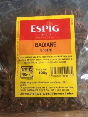 Badiane 100GR front packaging