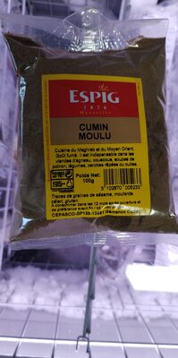 Cumin Moulu 100 g -KLP front packaging