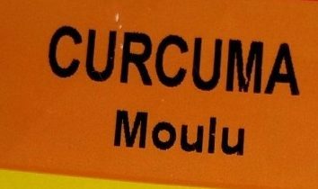 Curcuma Moulu ingredients label