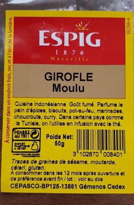 Girofle moulu