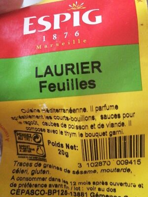 Laurier feuille