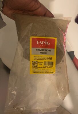 Poivre noir moulu