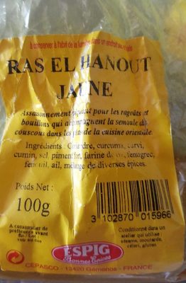 Ras El Hanout Jaune