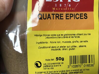 Quatre épices