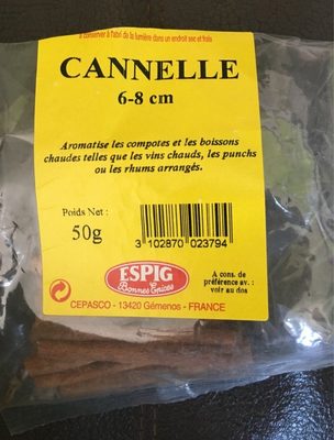Cannelle Tubes 6-8 CM