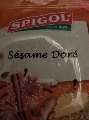 Sésame doré front packaging