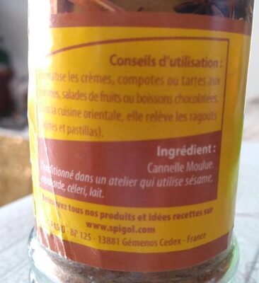 Canelle moulue SPIGOL