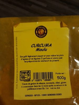 Curcuma moulu