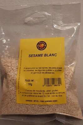 Sesame blanc front packaging