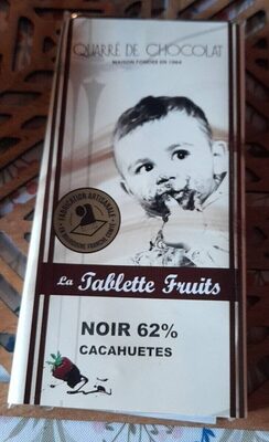 Tablette fruits secs (cacahuetes)