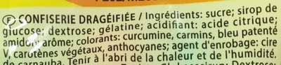 Floppie's ingredients label