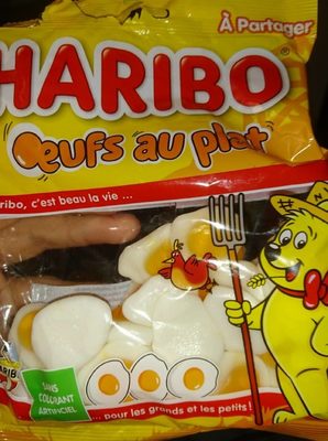Haribo oeufs au plat