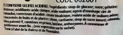 Super frites ingredients label