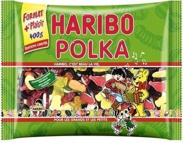 Polka front packaging
